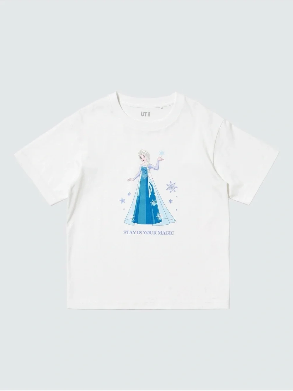 Brand new Uniqlo girl MAGIC FOR ALL ICONS UT Graphic T-Shirt | Elsa size 3-4T/11